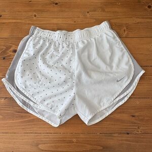Nike Kids White and Gray‎ Starry Shorts